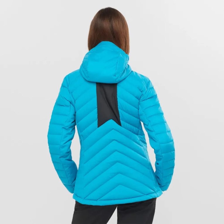 Salomon Essential Xwarm Down Women's Insulated Jackets Turquoise | CA 4S19